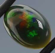 Patchwork patterned 2.38ct Welo Black Opal