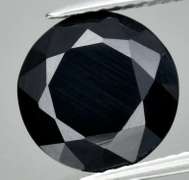 Elegant 4.67ct unheated black Spinel solitaire