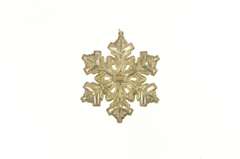 Sterling Silver Gorham Christmas 1985 Snow Flake Ornament