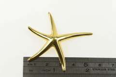 18K Yellow Gold Tiffany & Co. Elsa Peretti Starfish Designer Pendant