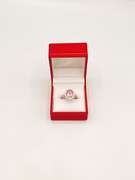 Beautiful Pink Sapphire Cocktail Ring
