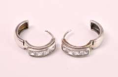 Excellent 2 Pair Earrings Set, Sterling