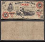 $5  Miners and Planters Bank Murphy NC