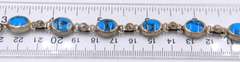Vintage 925 Sterling Silver Turquoise Bracelet