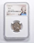 MS67 1952-S Jefferson Nickel NGC