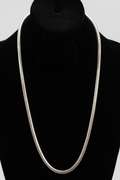 Sterling Silver Flexible Round Snake Chain 5mm 925 Italy New Necklace 22"