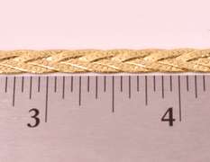Intricate Braided Herringbone Chain in 14K Yellow Gold