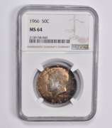 MS64 1966 Kennedy Half Dollar NGC - Very Interesting Tone