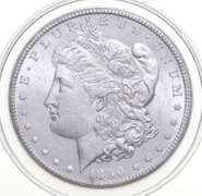 1890-CC Morgan Silver Dollar