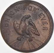1863 Horrors Of War Civil War Token