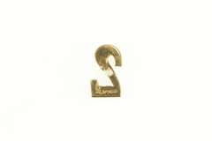 14K Yellow Gold #2 Number Two Second Lapel Pin/Brooch