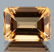 Gem grade! 8.06ct emerald cut imperial Quartz