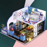 Multi-style 3D Wooden DIY Mini Doll House Miniature