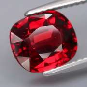 Striking 3.07ct cherry red VS Rhodolite Garnet