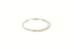 14K White Gold 0.25 Ctw Classic Diamond Stackable Wedding Ring
