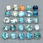 Heated only! 3.87ct diamond cut Australian Sapphire set