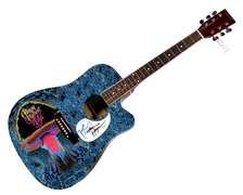 The Allman Brothers Band Autographed 1/1 Custom Graphics Photo Guitar ACOA