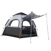 3-4 Person Camping Tent 270x270x150CM 210D Oxford