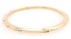 0.30ctw Diamond Bangle Bracelet in 18K