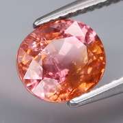 Crazy 2.05ct untreated peachy pink Tourmaline