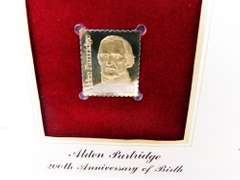 6 1st Day Issues with 22KT Gold Replica Stamps