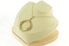 14K Yellow Gold Diamond $20 Liberty Gold Double Eagle Holder Pendant