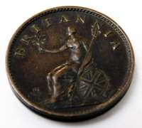 Scarce 1807 Georgius Britania Coin