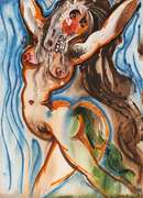 Original hand signed Dali embossed lithograph