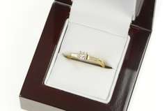 14K Yellow Gold 0.55 Ctw Diamond VVS Baguette Engagement Ring