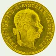 1915 1 Ducat Austria Franc I.O.S.I.D.G Avstriae Imperator Gold Coin