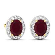 14 Kt White Gold Aquamarine Earrings