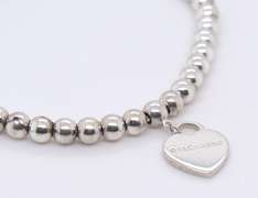 Tiffany & Co Bead Return to Tiffany Heart Shaped Charm Bracelet