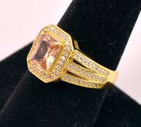 Excellent Vermeil, Sterling Silver Ring