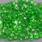 Chrome green! 3.22ct untreated Tsavorite set