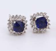 Group Lot of 5 Vintage 925 Sterling Silver Gemstone Rings