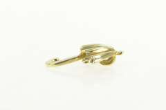 14K Yellow Gold Stylized Umbrella Rain Spring Symbol Charm/Pendant