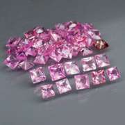 Rare UNHEATED 2.72ct pink Sapphire set