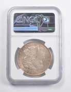 Mint Error MS62 1921 Morgan Silver Dollar REV Struck Thru 100th Anniv NGC