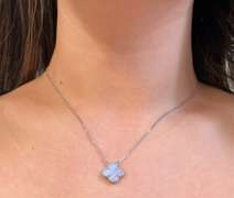Van Cleef and Arpels Necklace 15mm Chalcedony Gemstone