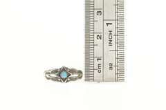 Sterling Silver Native American Turquoise Baby Child's Ring