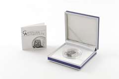 2014 Mongolia 1000 Tugrik 1 Oz Silver Partially Colored PF Box/COA