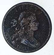 1803 Draped Bust Large Cent - Circulated