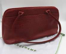 Longchamp Red Leather Purse