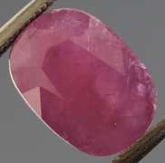 Glistening violet red 4.50ct UNHEATED Ruby