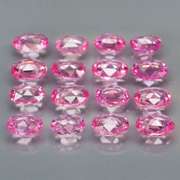 Superb rose cut 2.29ct pink Sapphire set