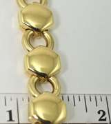 Impressive 18K Fancy Link Necklace