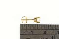 14K Yellow Gold 0.45 Ct Diamond Solitaire Single Stud Earring