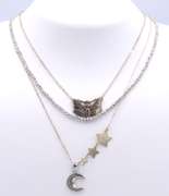 Group Lot of 3 Vintage 925 Sterling Silver Necklaces