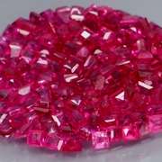 Premium 3.35ct 180 piece princess cut Ruby set