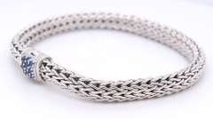 John Hardy Sapphire Classic Chain Bracelet